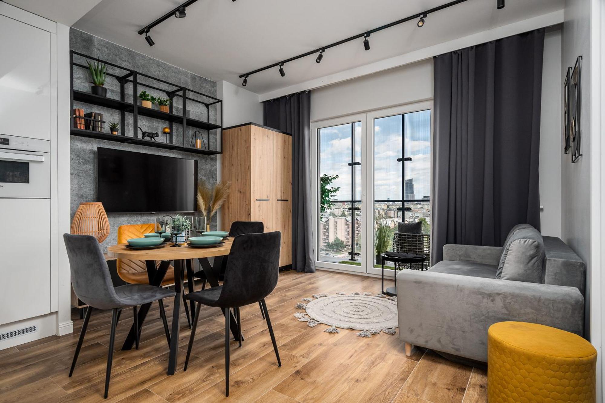 Wola Tower Deluxe Separate Bedroom With Free Garage - By Perfect Apart Warsaw Ngoại thất bức ảnh