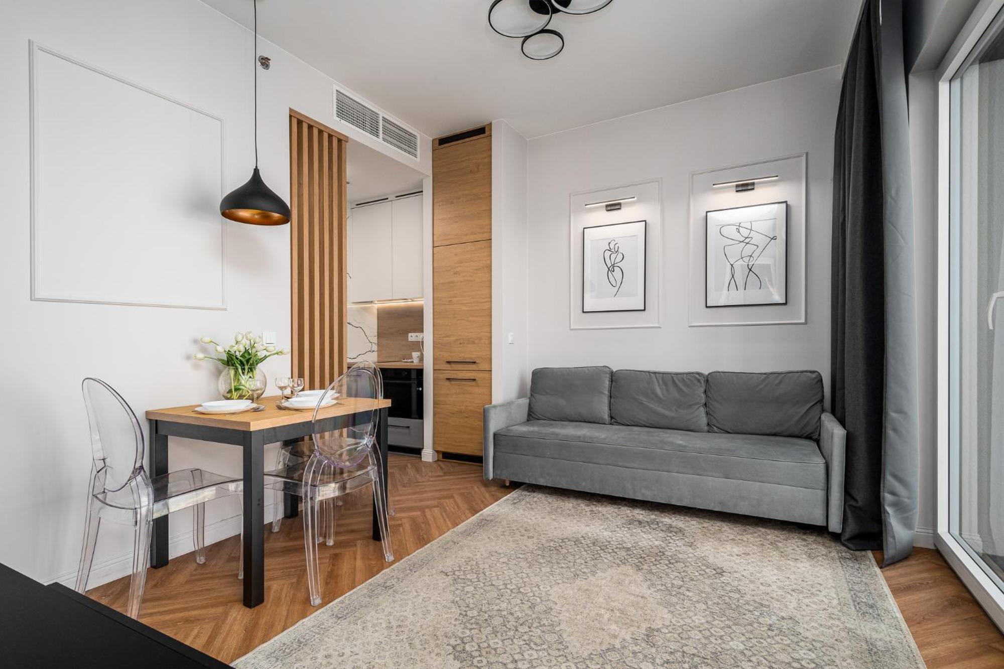 Wola Tower Deluxe Separate Bedroom With Free Garage - By Perfect Apart Warsaw Ngoại thất bức ảnh