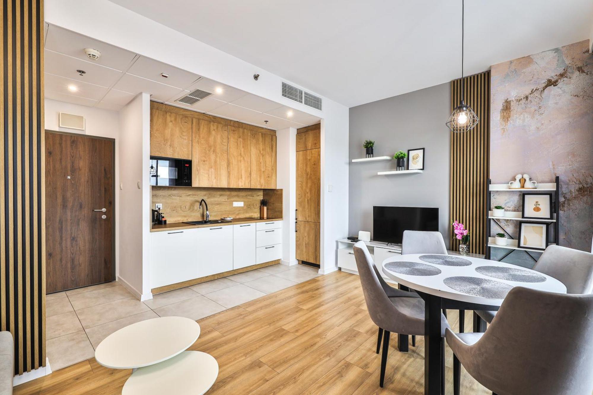 Wola Tower Deluxe Separate Bedroom With Free Garage - By Perfect Apart Warsaw Ngoại thất bức ảnh
